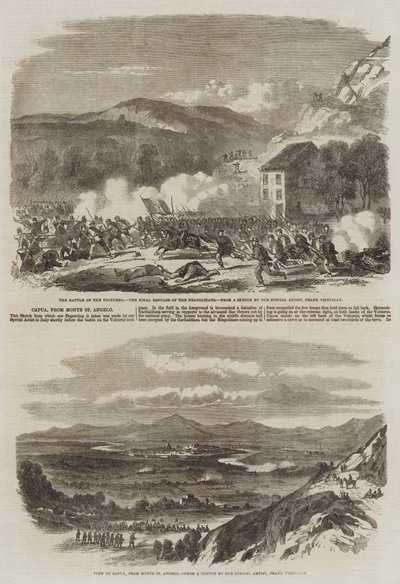 Capua, from Monte St Angelo by Frank Vizetelly